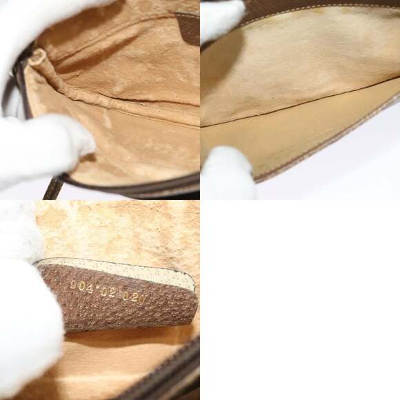 GUCCI GG Supreme Shoulder Bag Pvc Beige Gold 904 02 020 - Picture 12 of 12